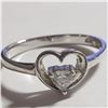 Image 1 : SILVER CUBIC ZIRCONIA RING