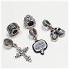 Image 2 : SILVER PANDORA STYLE BEADS PACK OF 5