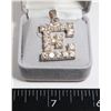 Image 2 : SILVER CUBIC ZIRCONIA PENDANT, WEIGHT 6.28G