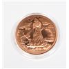 Image 1 : 2-OZ FRAZETTA DEATH DEALER COPPER ROUND IN