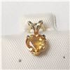 Image 1 : 10K YELLOW GOLD CITRINE(0.62CT) PENDANT