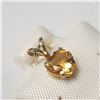 Image 2 : 10K YELLOW GOLD CITRINE(0.62CT) PENDANT