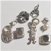 Image 1 : SILVER PACK OF 5 PANDORA STYLE BEADS (~WEIGHT 10G)