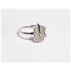 Image 2 : SILVER CUBIC ZIRCONIA RING SIZE 6.25