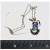 Image 1 : NEW BUNNY SITTING IN AND EGG PENDANT HAS