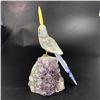 Image 2 : Natural Stone Handcarved Quartz Bird