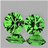 Image 1 : Natural Chrome Green Tsavorite Garnet Pair (Flawless-VVS)