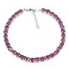 Image 1 : Natural Unheated Round Rhodolite Garnet Bracelet