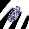 Image 2 : Natural Hand Made Unheated Purple Amethyst Ring