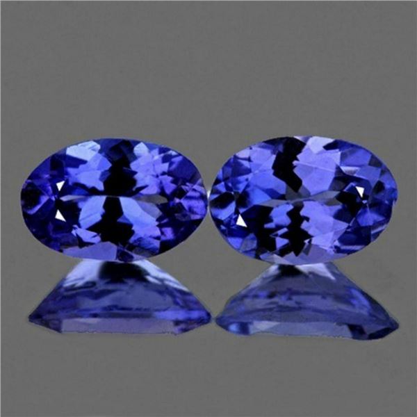 Natural Purple/Blue Tanzanite 6x4 mm - AAA