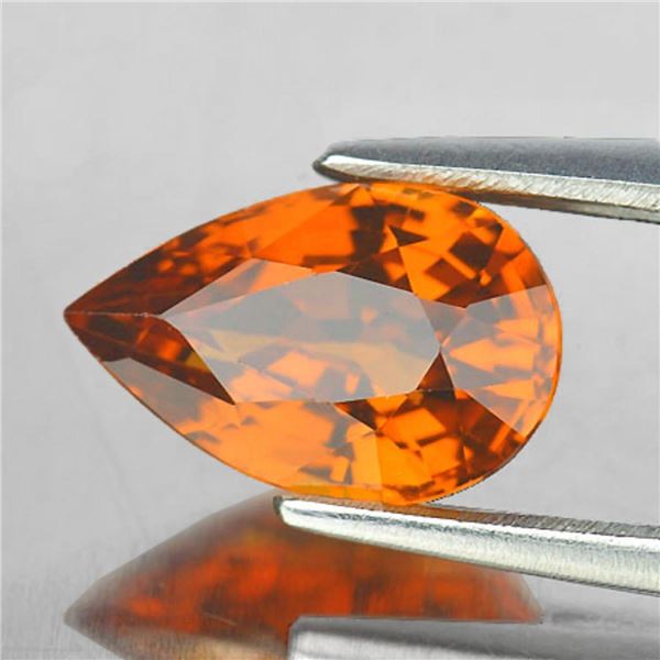 Natural Fanta Orange Spessartite Garnet 1.08 Cts  {Flawless-VVS}