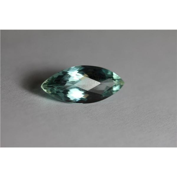 Natural Sky Blue Aquamarine 8.01 Cts {Flawless-VVS1)