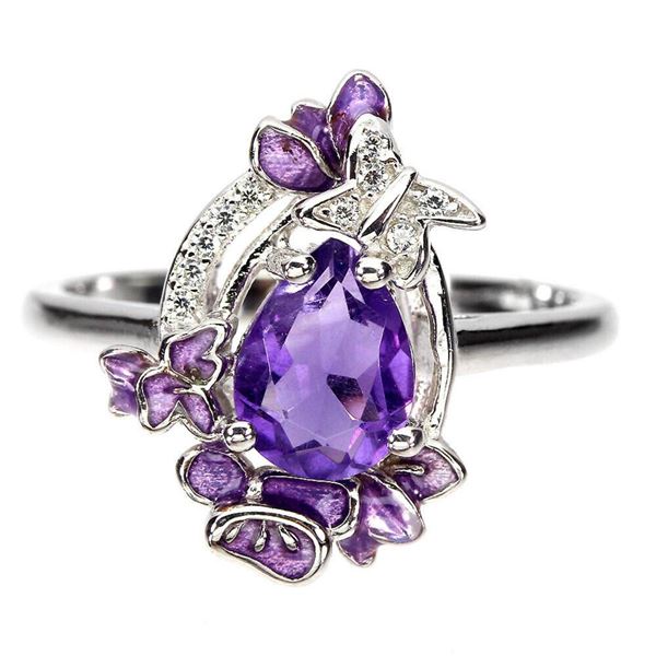 Natural Amethyst Ring