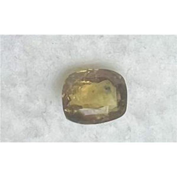 Natural Yellowish Champagne Ceylon Sapphire...3.215 cts