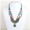 Image 1 : Tibet Natural Stone Tribal Queen Royal Necklace