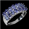 Image 1 : Natural Blue Tanzanite Ring