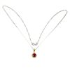 Image 3 : Natural Pigeon Blood Red Ruby Necklace