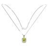 Image 3 : Natural  Octagon Peridot Necklace