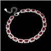 Image 1 : Natural Pigeon Blood Red Ruby  Bracelet