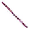 Image 1 : Natural Rhodolite Garnet Bracelet