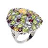 Image 3 : Natural Ethiopian Opal Citrine Tanzanite Ring