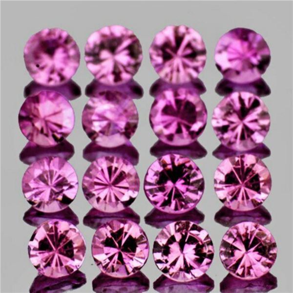 Natural Pink Burma Spinel 20 Pcs{Flawless-VVS1}