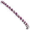 Image 2 : Natural Stunning Rhodolite Garnet Bracelet