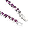 Image 3 : Natural Stunning Rhodolite Garnet Bracelet