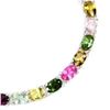 Image 2 : NATURAL MULTI COLOR TOURMALINE Bracelet