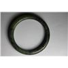 Image 2 : Natural Mottled Green jade Bangle - GIA Certified