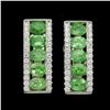 Image 1 : Natural Tsavorite Garnet Earrings