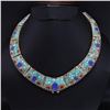 Image 1 : Tibet Natural Stone Tribal Queen Royal Necklace