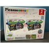Image 1 : Lot of 1 Picasso Tiles Foldable Storage Bin/Playmat with Lids - 2 pack set
