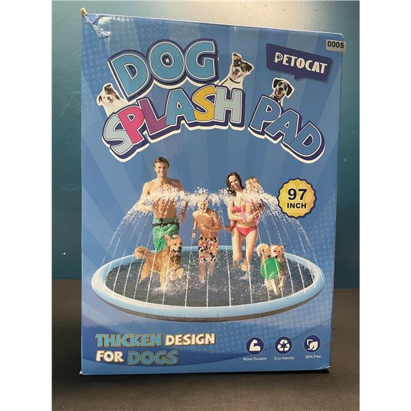 Lot of 1 Dog Splash Pad - 97 inch Large Size!