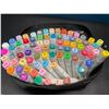 Image 2 : Lot of 1 Multi-Pack of Alcohol Dual-Tip Aritst Markers - 80 PCS/Colours - Brand New!