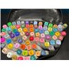 Image 3 : Lot of 1 Multi-Pack of Alcohol Dual-Tip Aritst Markers - 80 PCS/Colours - Brand New!