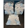 Image 2 : Lot of 3 Fuzzy Blue Cow "Squishmallow" Inspired Plushies - 8 inch