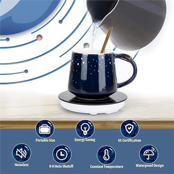 Lot of 2 Simland Coffee Mug Warmers