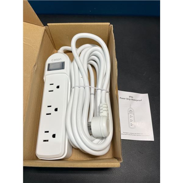 Lot of 1 Calion Multi-Outlet Waterproof Power Bar/Weatherproof Power Strip