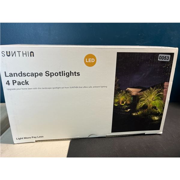 Lot of 1 Sunthin LED Landscape Spotlights - 4 Pack