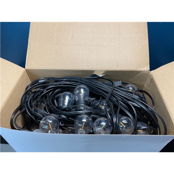 Lot of 1 Sunthin 96FT Long Length LED Outdoor String Lights - Weatherproof, Dimmable, etc.