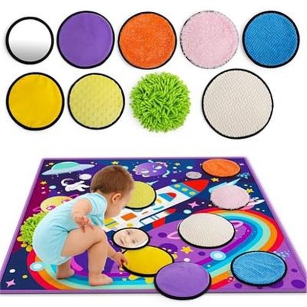Lot of 1 Tummy Time/Sensory Play Mat Set for Toddlers