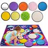 Image 1 : Lot of 1 Tummy Time/Sensory Play Mat Set for Toddlers