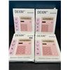 Image 1 : Lot of 4 Dexin DX-837B Business Classic Calculators - Pink