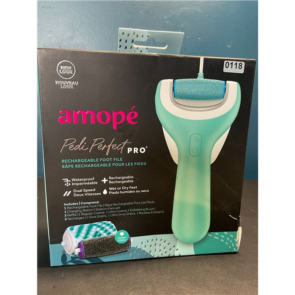 Lot of 1 Amope Pedi Perfect Pro Rechargeable Foot File - Brand New!