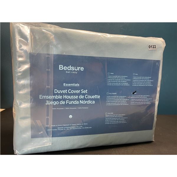 Lot of 1 Bedsure Duvet Cover Set - King Size - Blue