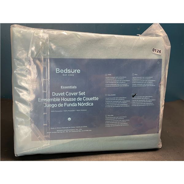 Lot of 1 Bedsure Duvet Cover Set - King Size - Blue