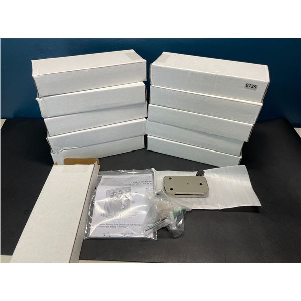 Lot of 11 Barn Door Lock Sets