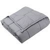 Image 1 : Lot of 1 DreamBeauty 10lb Weighted Blanket for Adults - Dark Grey - Large 41in x 60in Size!
