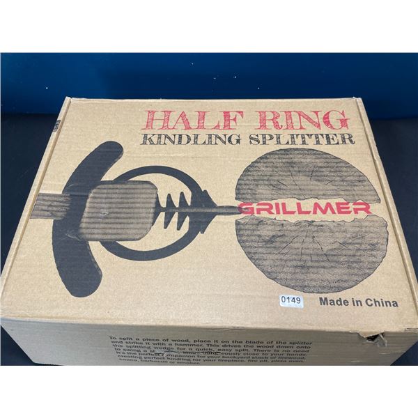Lot of 1 Grillmer Half Ring Kindling Splitter/Log Splitter